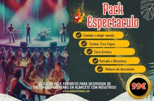 los mejores espectaculos para despedidas en albacete