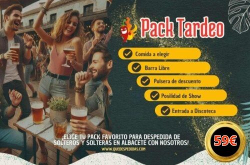 consigue tu pack de despedidas en albacete